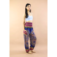 Load image into Gallery viewer, Deep Mandala Women&#39;s Harem Pants in Navy PP0004 020239 03