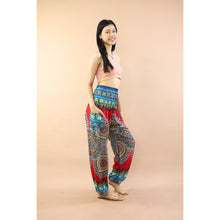 Load image into Gallery viewer, Deep Mandala Women&#39;s Harem Pants in Burgundy PP0004 020239 04