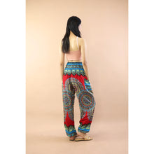 Load image into Gallery viewer, Deep Mandala Women&#39;s Harem Pants in Burgundy PP0004 020239 04