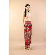 Load image into Gallery viewer, Vivid Mandala Women Harem Pants in Red