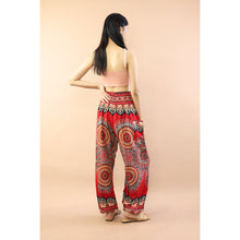 Load image into Gallery viewer, Vivid Mandala Women Harem Pants in Red