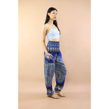 Load image into Gallery viewer, Vivid Mandala Women Harem Pants in Navy Blue