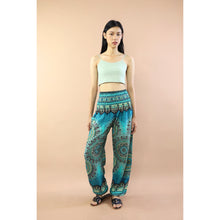 Load image into Gallery viewer, Vivid Mandala Women Harem Pants in Ocean Blue