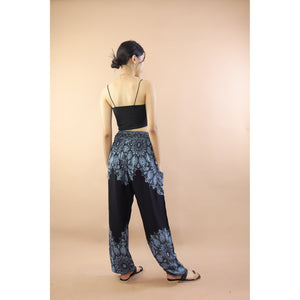 Deep Tone Andala Flower Women Harem Pants In Black PP0004 020376 01