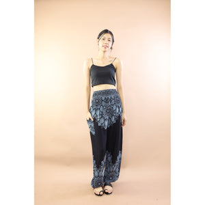 Deep Tone Andala Flower Women Harem Pants In Black PP0004 020376 01