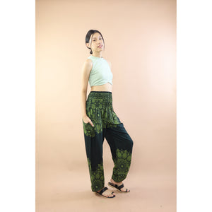 Deep Tone Andala Flower Women Harem Pants In Olive PP0004 020376 06