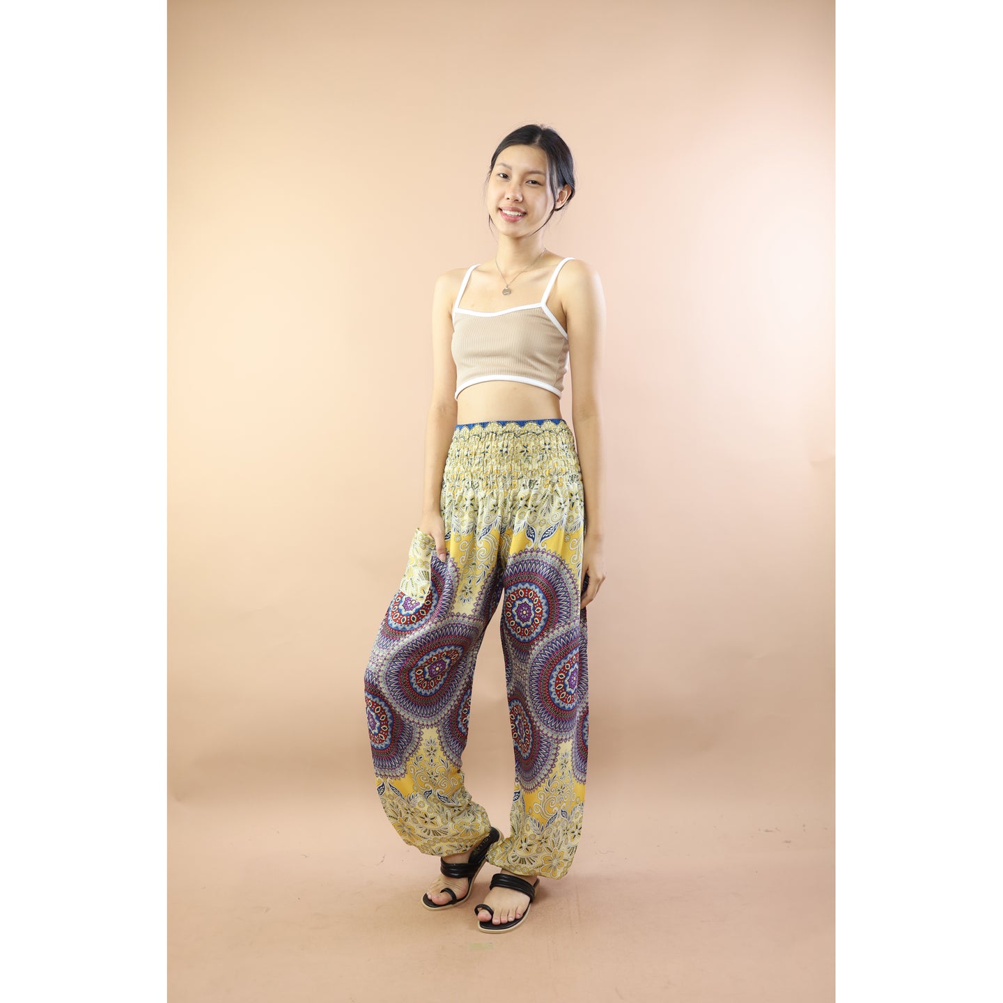 Bright Tone Andala Women Harem Pants In Ocean PP0004 020387 03