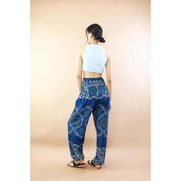 Mandala Chain Women Harem Pants In Ocean PP0004 020388 02