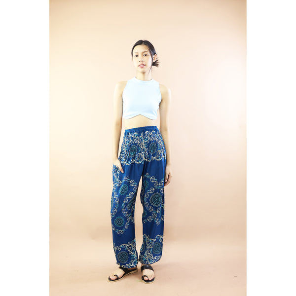 Mandala Chain Women Harem Pants In Ocean PP0004 020388 02