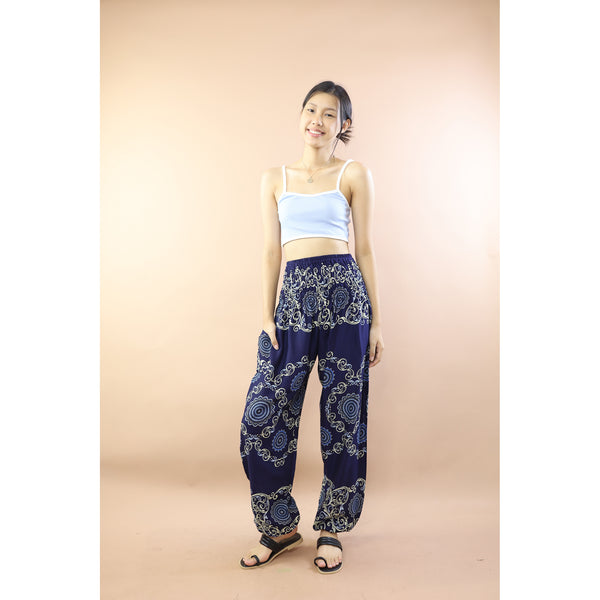 Mandala Chain Women Harem Pants In Navy PP0004 020388 06