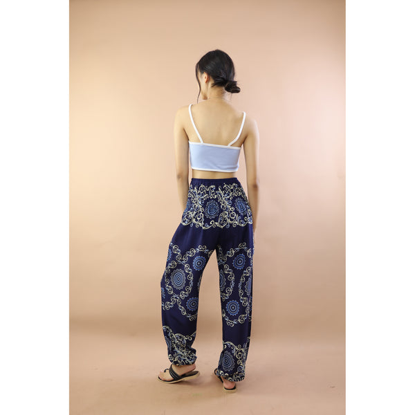 Mandala Chain Women Harem Pants In Navy PP0004 020388 06