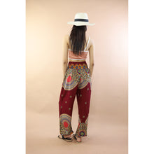 Load image into Gallery viewer, Chrysanths Flower Women Harem Pants In Red PP0004 020390 01