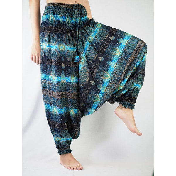 Paisley Buddha Unisex Aladdin drop crotch pants in Blue PP0056 020002 05