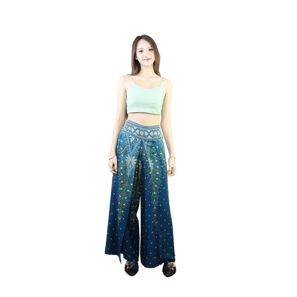 Peacock Women Palazzo Pants in Dark Green PP0076 020008 03