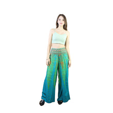 Load image into Gallery viewer, Peacock Women Palazzo Pants in Bright Green PP0076 020008 04