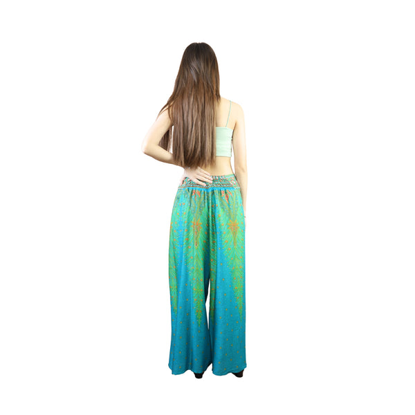 Peacock Women Palazzo Pants in Bright Green PP0076 020008 04