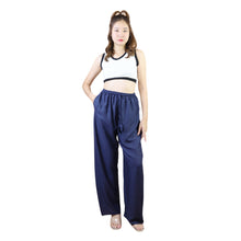 Load image into Gallery viewer, Solid Color Unisex Drawstring Wide Leg Pants in Royal Blue PP0216 020000 02