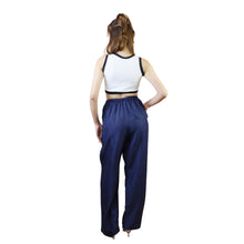 Load image into Gallery viewer, Solid Color Unisex Drawstring Wide Leg Pants in Royal Blue PP0216 020000 02
