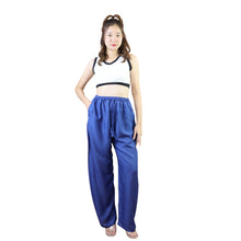 Load image into Gallery viewer, Solid Color Unisex Drawstring Wide Leg Pants in Light Blue PP0216 020000 08