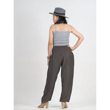 Load image into Gallery viewer, Solid color 0 women harem pants in Dark Brown PP0004 020000 16