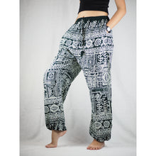 Load image into Gallery viewer, Urban Print Unisex Drawstring Genie Pants in Green PP0110 020001 05