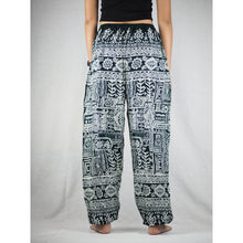 Load image into Gallery viewer, Urban Print Unisex Drawstring Genie Pants in Green PP0110 020001 05