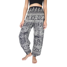Load image into Gallery viewer, Urban Print 1 women&#39;s harem pants in Black PP0004 020001 01