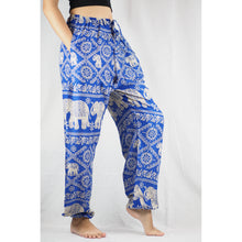 Load image into Gallery viewer, Imperial Elephant Unisex Drawstring Genie Pants in Bright Navy PP0110 020005 06