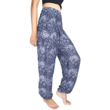 Load image into Gallery viewer, Paisley Mistery 16 women harem pants in Navy White PP0004 020016 02