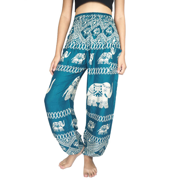 Pirate elephant 23 women harem pants in Green PP0004 020023 05