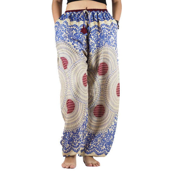 Tone mandala Unisex Drawstring Genie Pants in Navy PP0110 020032 04