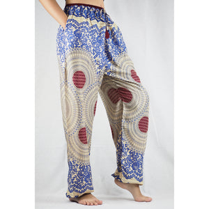 Tone mandala Unisex Drawstring Genie Pants in Navy PP0110 020032 04