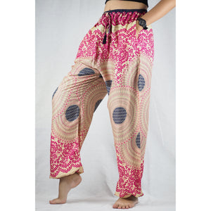 Tone mandala Unisex Drawstring Genie Pants in Pink PP0110 020032 05