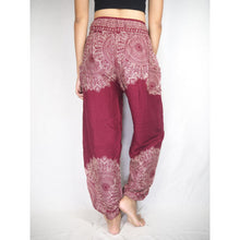 Load image into Gallery viewer, Floral mandala 36 women harem pants in Red PP0004 020036 05