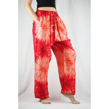 Load image into Gallery viewer, Tie dye Unisex Drawstring Genie Pants in Red PP0110 020038 01