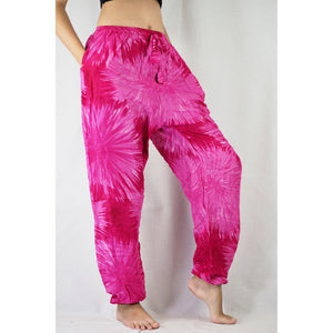 Tie dye Unisex Drawstring Genie Pants in Pink PP0110 020038 06