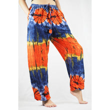 Load image into Gallery viewer, Tie dye Unisex Drawstring Genie Pants in Purple PP0110 020040 06