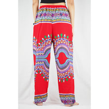 Load image into Gallery viewer, Regue Unisex Drawstring Genie Pants in Red PP0110 020043 01