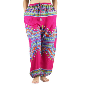 Regue Unisex Drawstring Genie Pants in Pink PP0110 020043 02