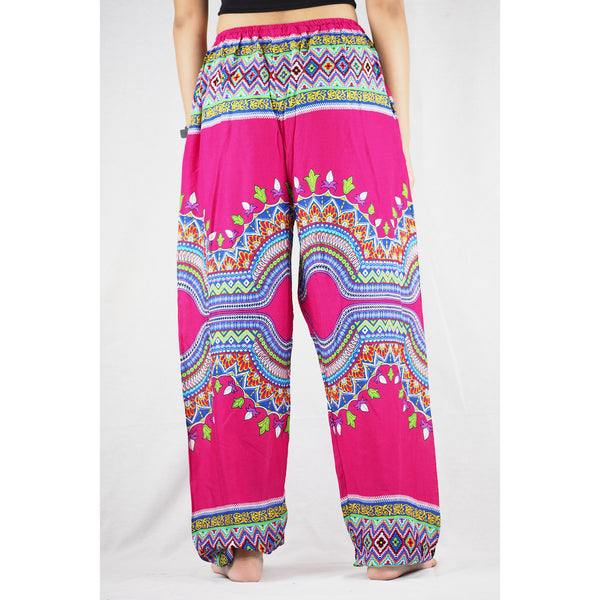 Regue Unisex Drawstring Genie Pants in Pink PP0110 020043 02