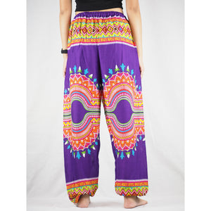 Regue Unisex Drawstring Genie Pants in Purple PP0110 020043 03