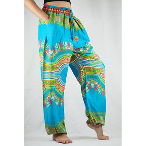 Regue Unisex Drawstring Genie Pants in Blue PP0110 020044 03
