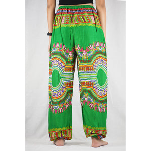 Regue Unisex Drawstring Genie Pants in Green PP0110 020044 05