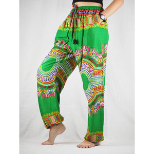 Regue Unisex Drawstring Genie Pants in Green PP0110 020044 05