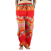 Load image into Gallery viewer, Regue Unisex Drawstring Genie Pants in Red PP0110 020044 06