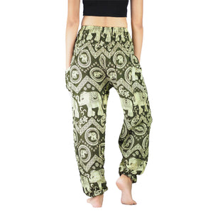 Elephant Circles 51 women harem pants in Green PP0004 020051 04