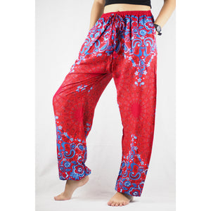 Sunflower Unisex Drawstring Genie Pants in Red PP0110 020054 04