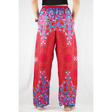 Load image into Gallery viewer, Sunflower Unisex Drawstring Genie Pants in Red PP0110 020054 04