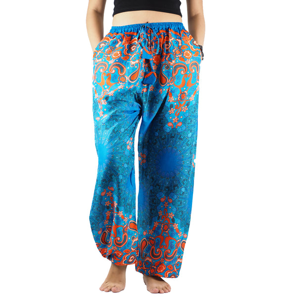 Sunflower Unisex Drawstring Genie Pants in Blue PP0110 020054 05