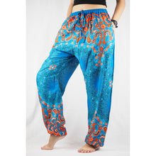 Load image into Gallery viewer, Sunflower Unisex Drawstring Genie Pants in Blue PP0110 020054 05